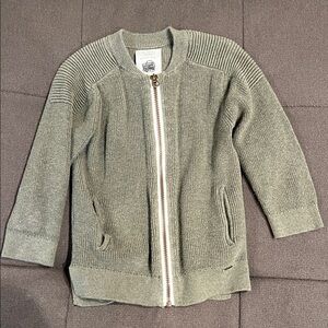 Zara Kids Sage Green Knit Jacket